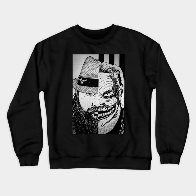 two face wyatt Crewneck Sweatshirt by SeniGel